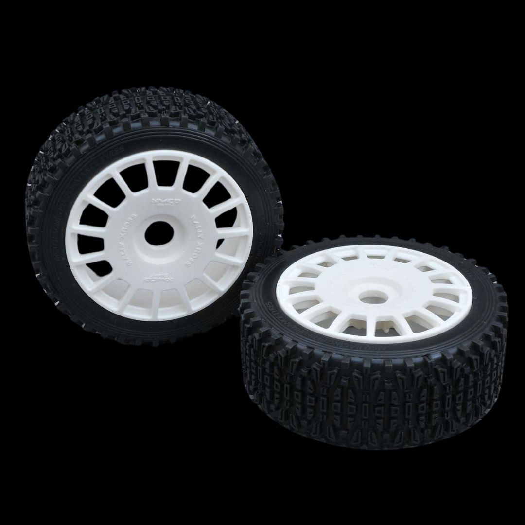 MCD Tyre 160 mm Dirt-Xross Rally + Wheels (Glued) (One pair)