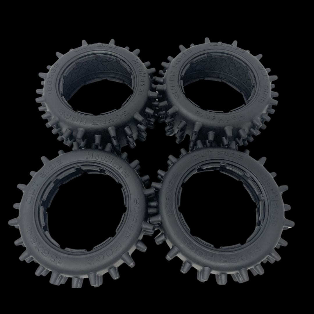 MadMax V2 Super Hog Baja 186mm Spike Tyre Set (4)