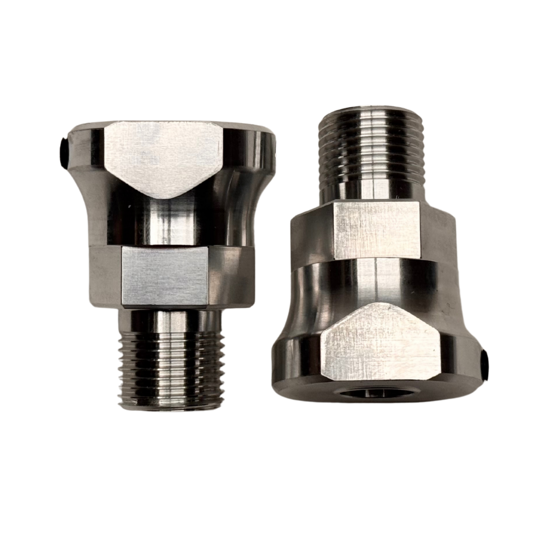 TAYLOR Billet 24MM 1” Wheel Extenders (2) - 5mm pin (5ive/Kraken/MCD etc)