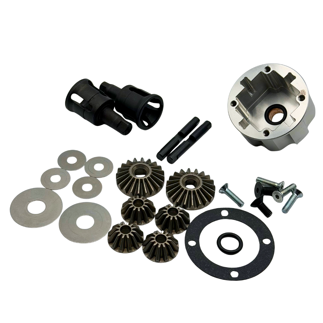 Kraken Billet Losi 5IVE-T Pin-less HD Bevel Gear Diff Conversion Kit