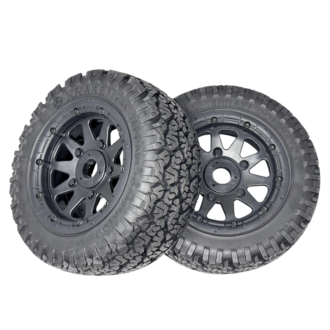 Kraken All Terrain Dominator 1/5 Scale Wheels and Tyre Set (2)