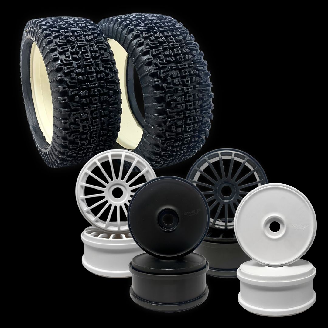 MCD Tyre 180 mm Dirt-Xross + Wheel Sets (One pair)