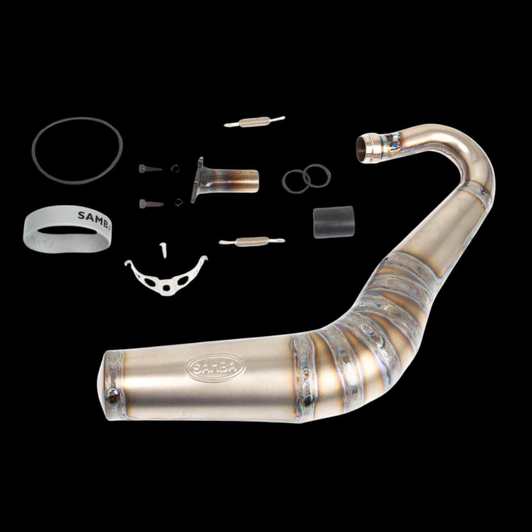SAMBA TITANIUM Losi 5T & 5ive 2.0 "BIG BELLY" Tuned Exhaust pipe