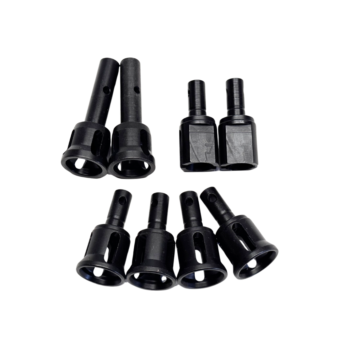 "BUNDLE DEAL" FLM Losi 5T & 5ive 2.0 "4EVER" Hardened Drive Cup Kit (incl 2x Free HD Stub Axles!)