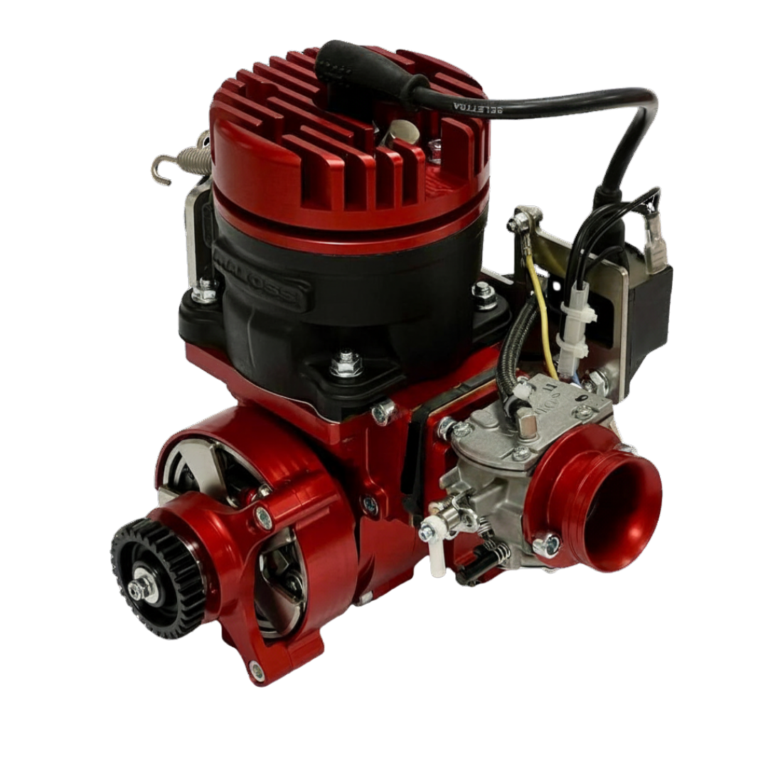 ALX 85 Malossi engine kit in red anodised finish for Kraken Vekta 5