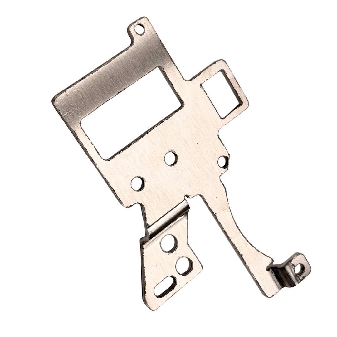 Metal bracket on a white background