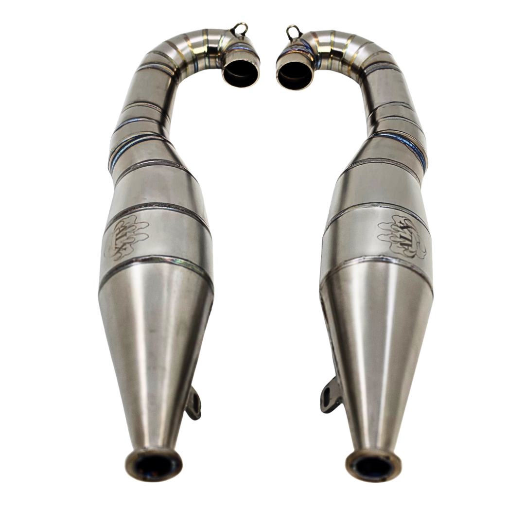 alx-titanium-80-100cc-custom-baja-twin-exhaust-pipes-pair-front-view