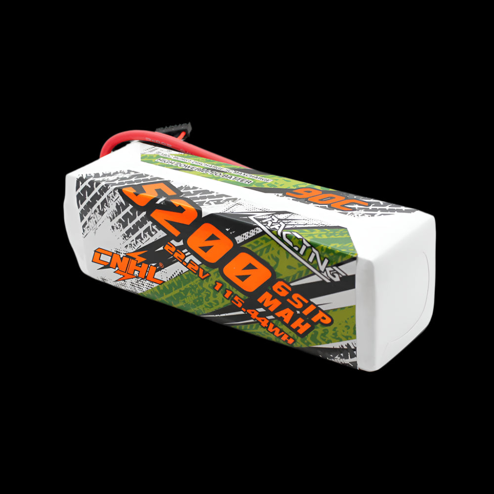 CNHL Racing Series 5200mAh 22.2V 6S 90C Lipo Battery with QS8 Plug
