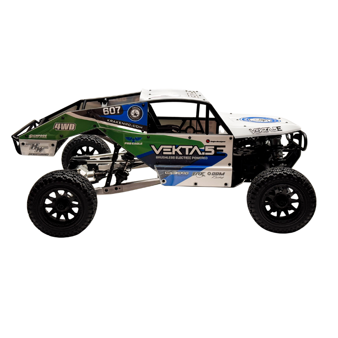 Model of a monster truck with visible branding on a white background