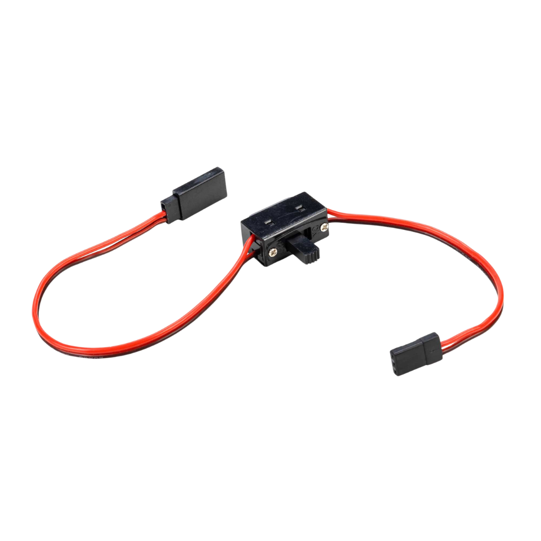 Losi 5IVE-T 3.0 heavy duty on/off switch with 20 AWG wire and connectors, LOS-4173