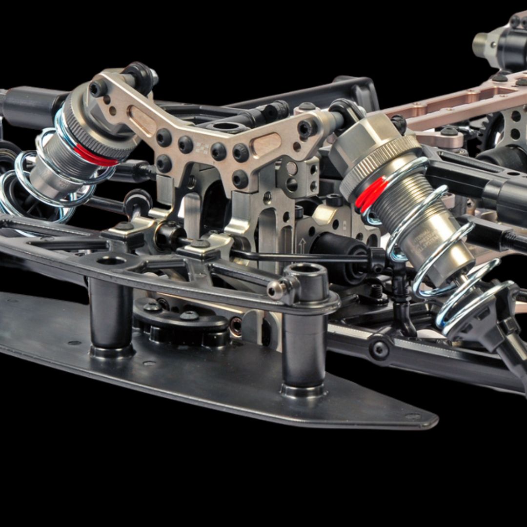 New MCD OCTOX Front suspension details and roll bar