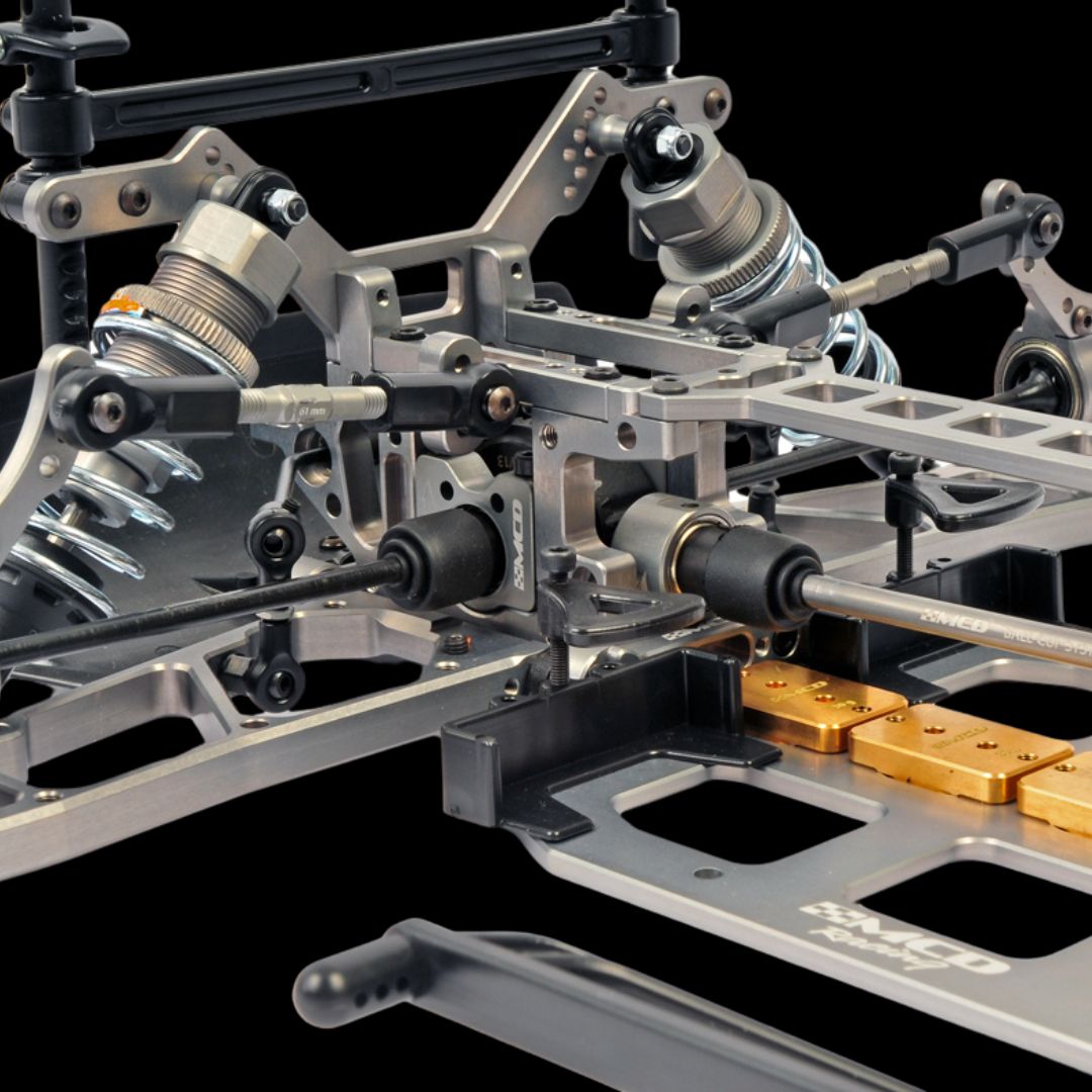 MCD OCTOX Ultimate view of battery tray and rear gearbox bulkhead