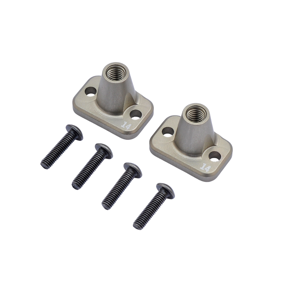 MCD DUOX front hub roll center kingpin adjustment inserts 14mm 2 pcs - 315301A