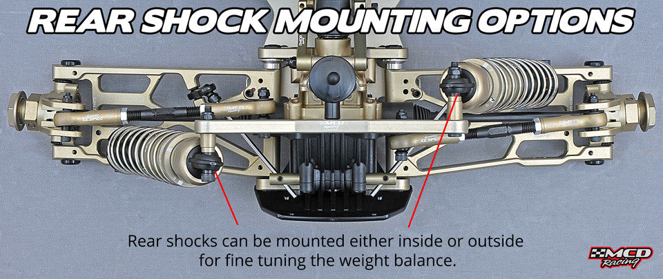 Details about the RR5 FT-R buggy shock mounts