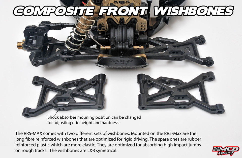 MCD RR5 composite front suspension