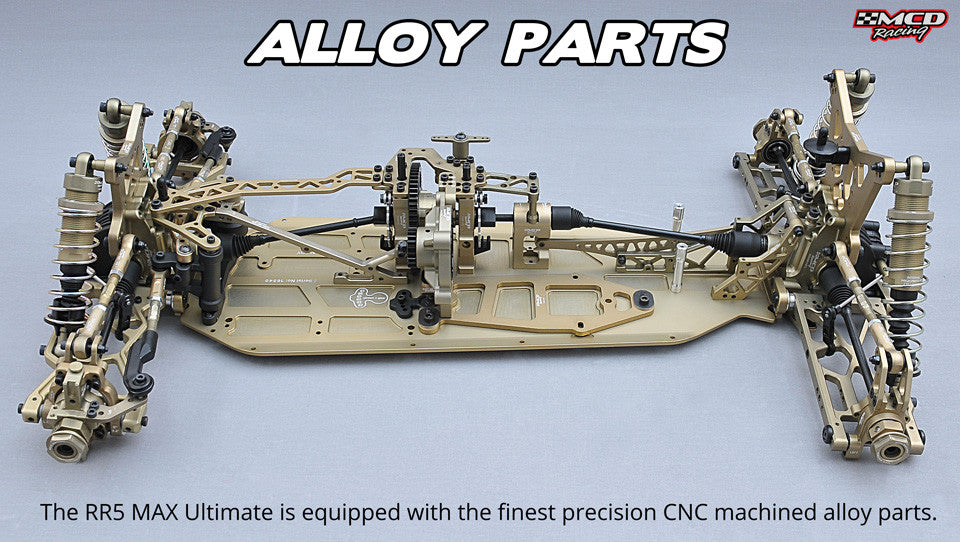 Huge alloy upgrade parts for MCD RR5 Ultimate included