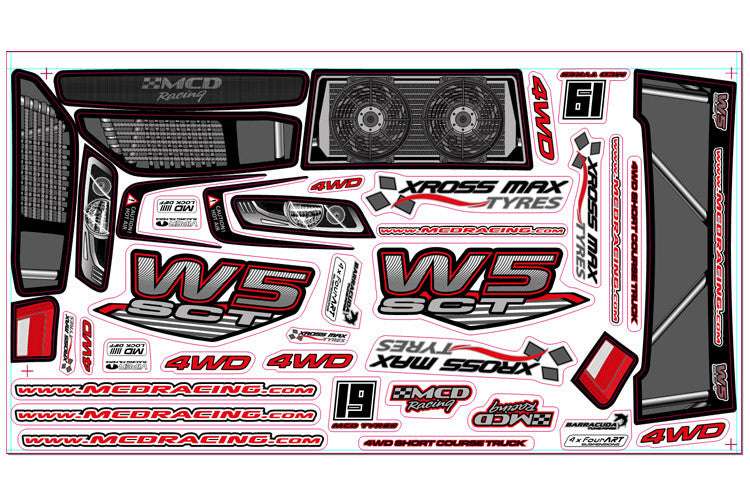 MCD W5 Decal Sheet