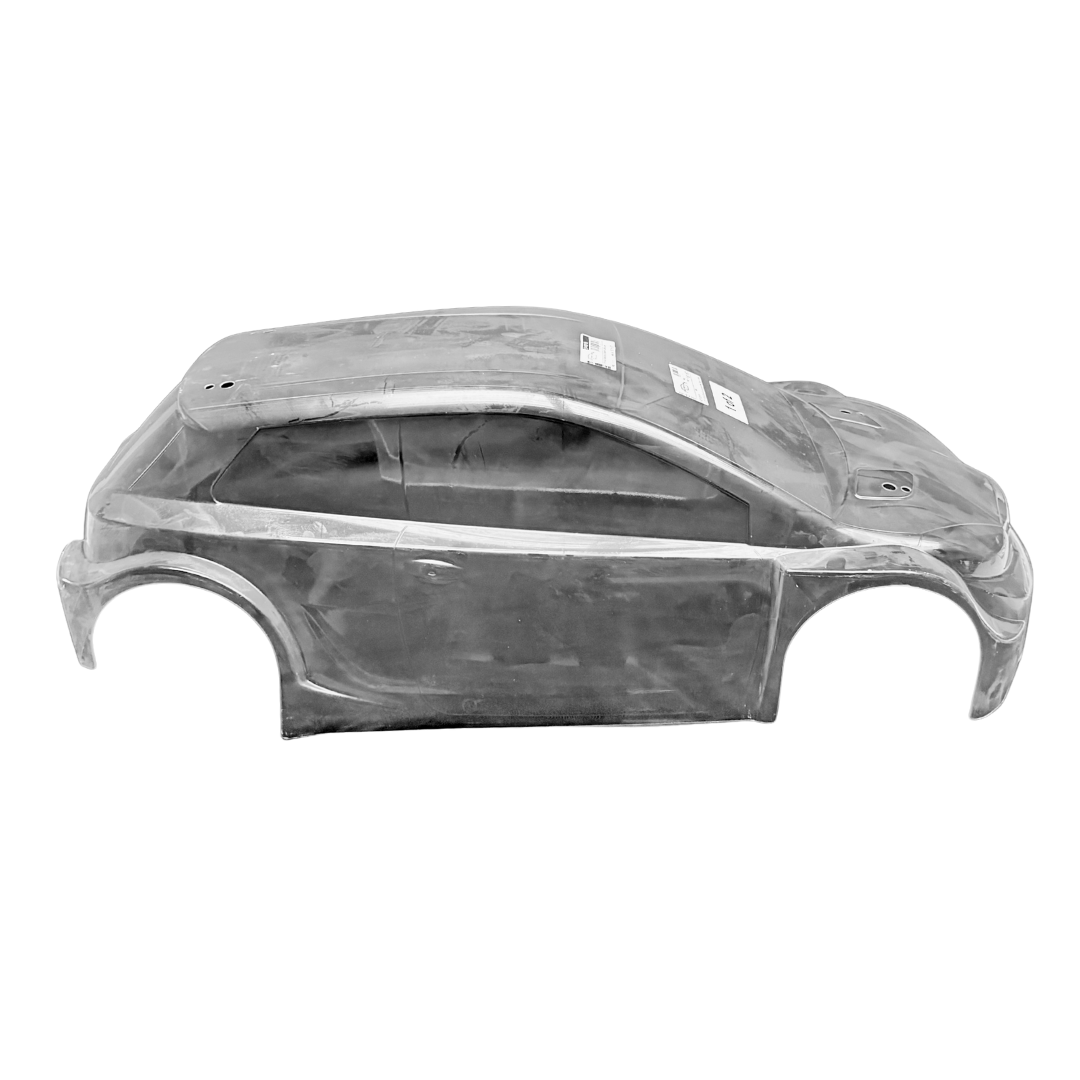 Car body shell on a white background