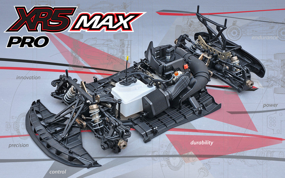 Picture callout of the MCD XR5 Max Pro chassis features