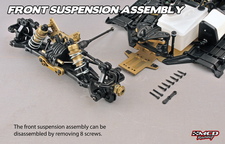 MCD XR5 Front suspension assembly easy removal
