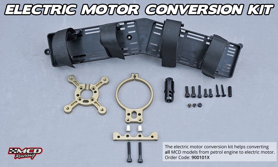 MCD XS5 E Electric motor mount and battery tray