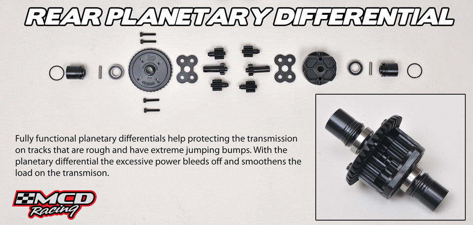 MCD XS5 Planetary differential features