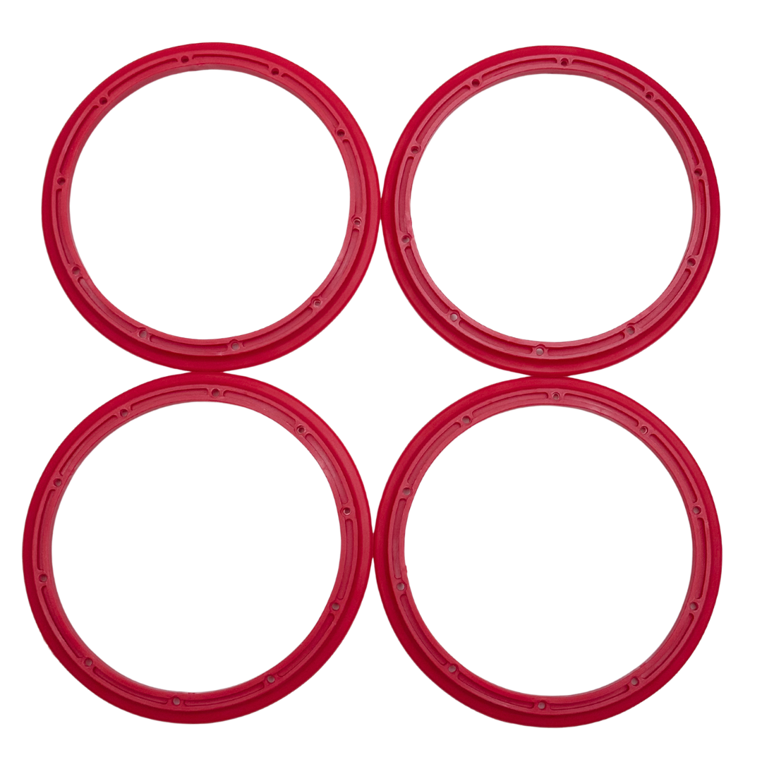 Primal Monster Truck Beadlocks - RED