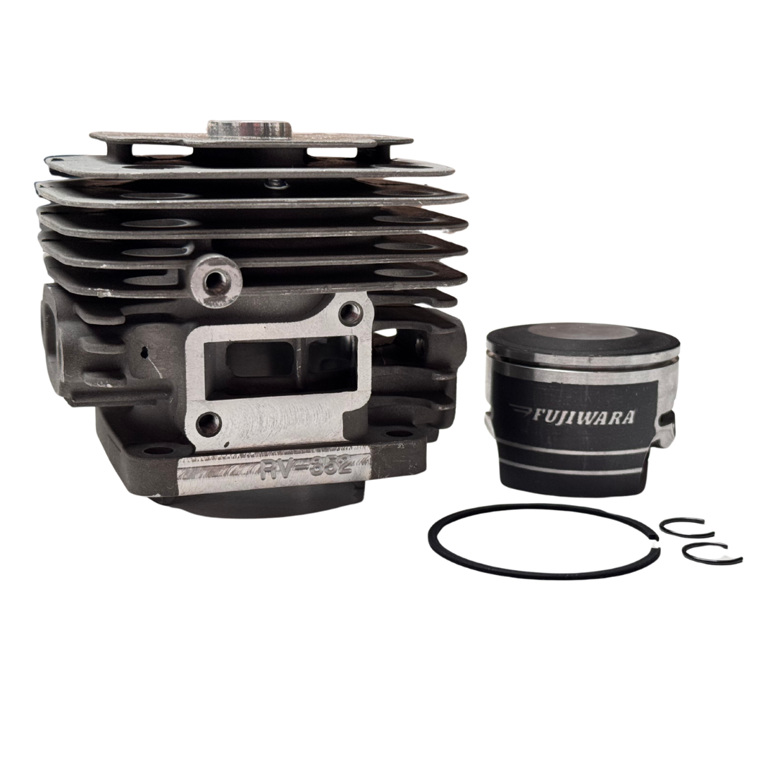 Full RV-Racing top end kit with cylinder, Fujiwara piston, rings and circlips