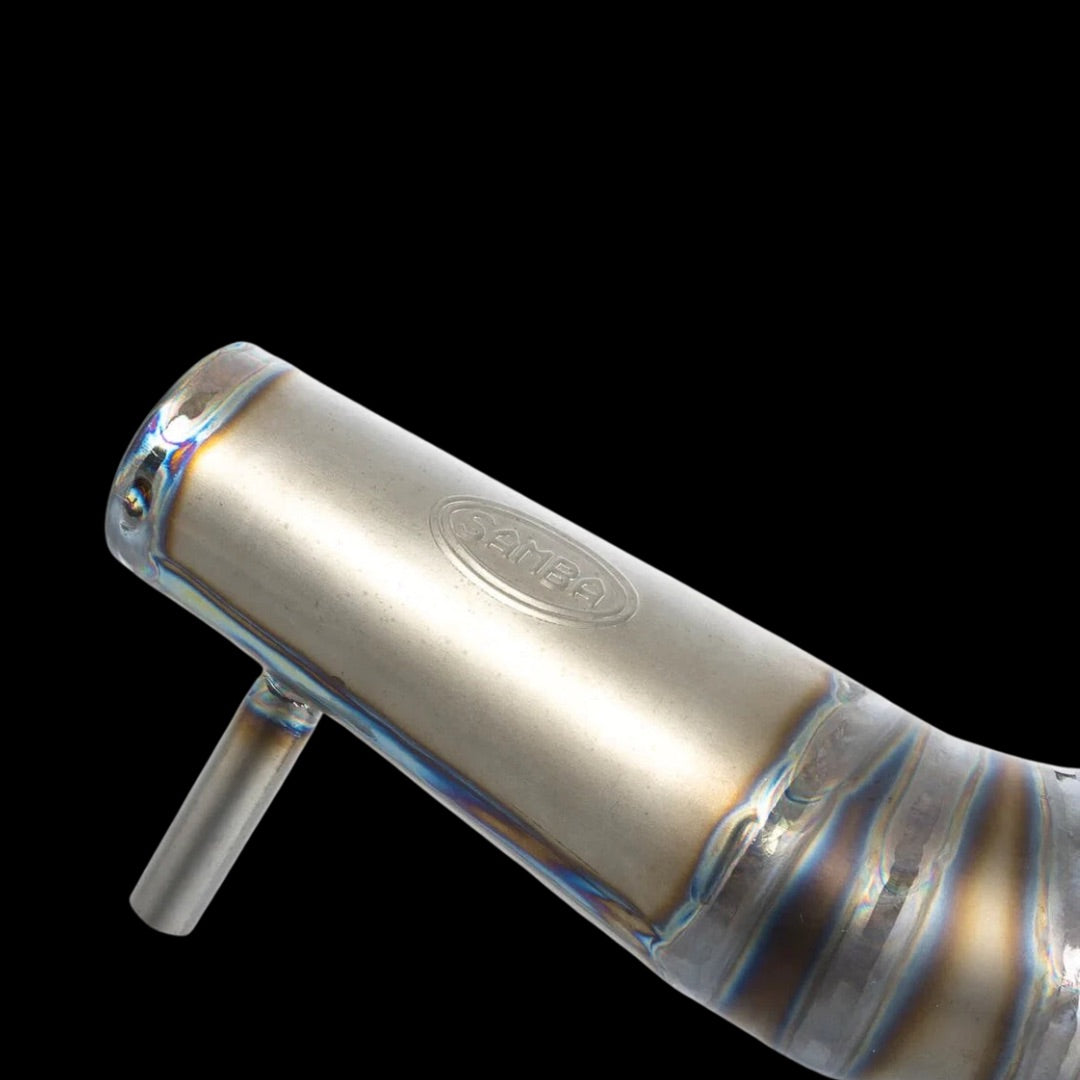 Samba V2 2025 Titanium Big Belly MCD Exhaust Pipe System - incl Custom Carbon Fibre Fitting Kit