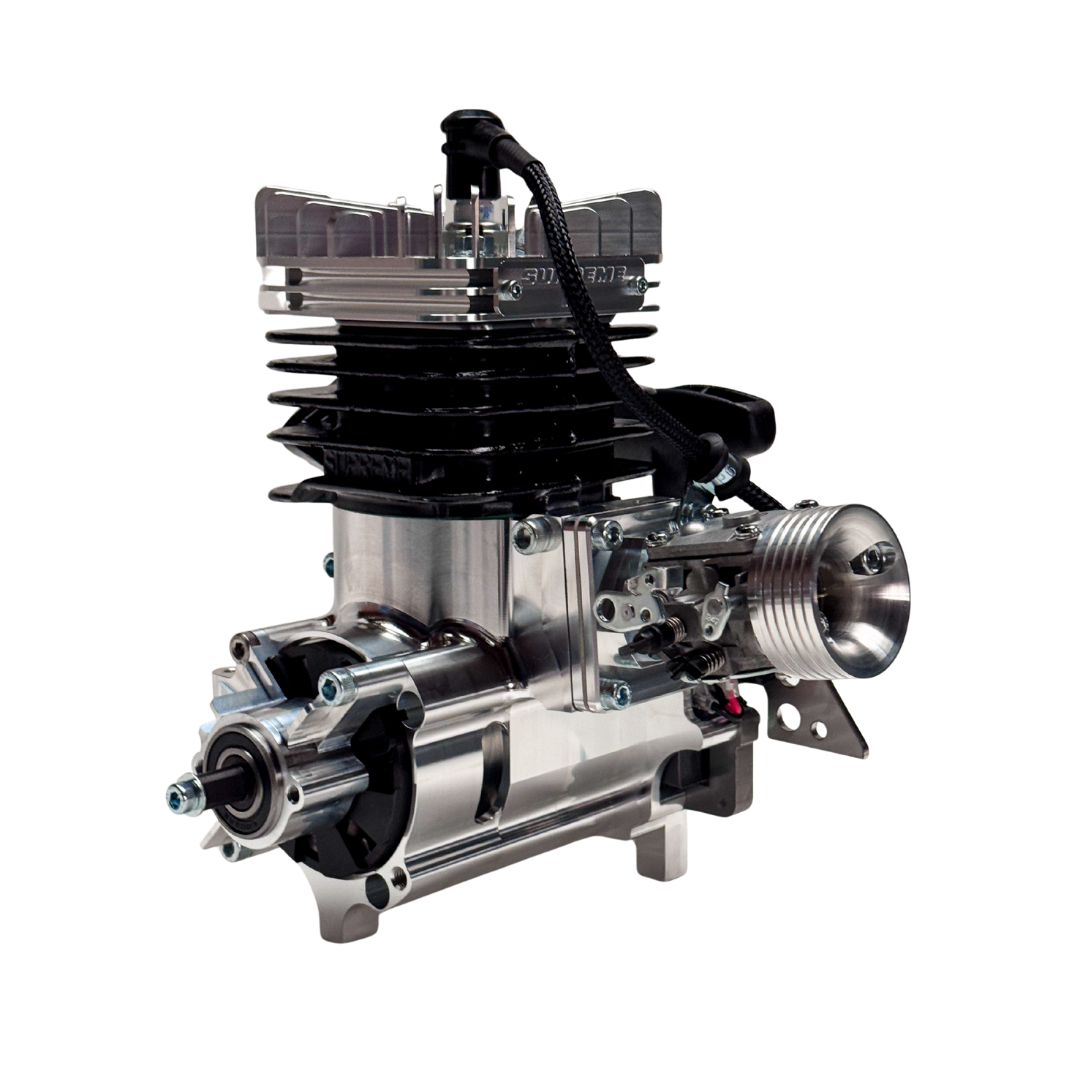 Engine block on a white background