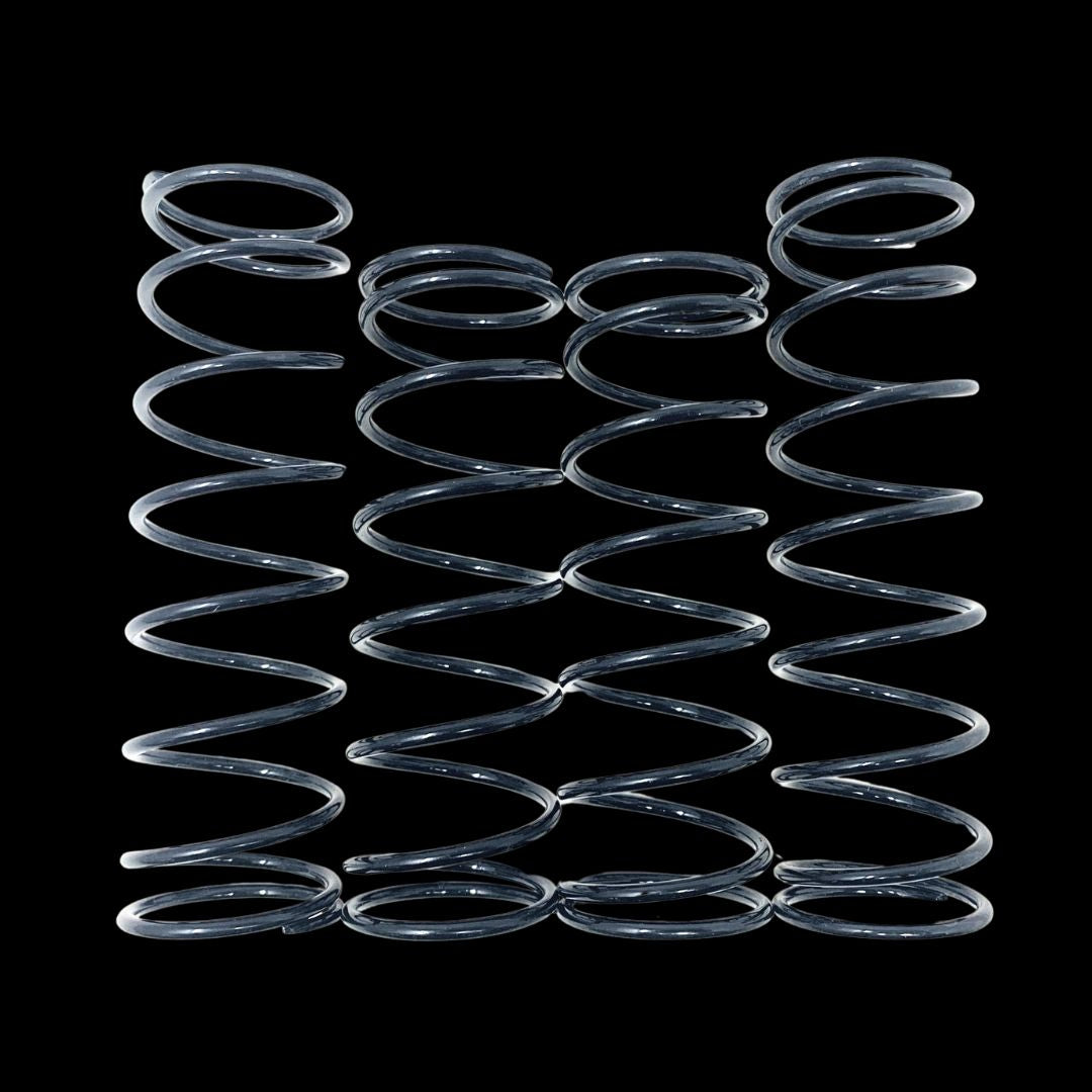 A set of four shock springs for remote control trucks.