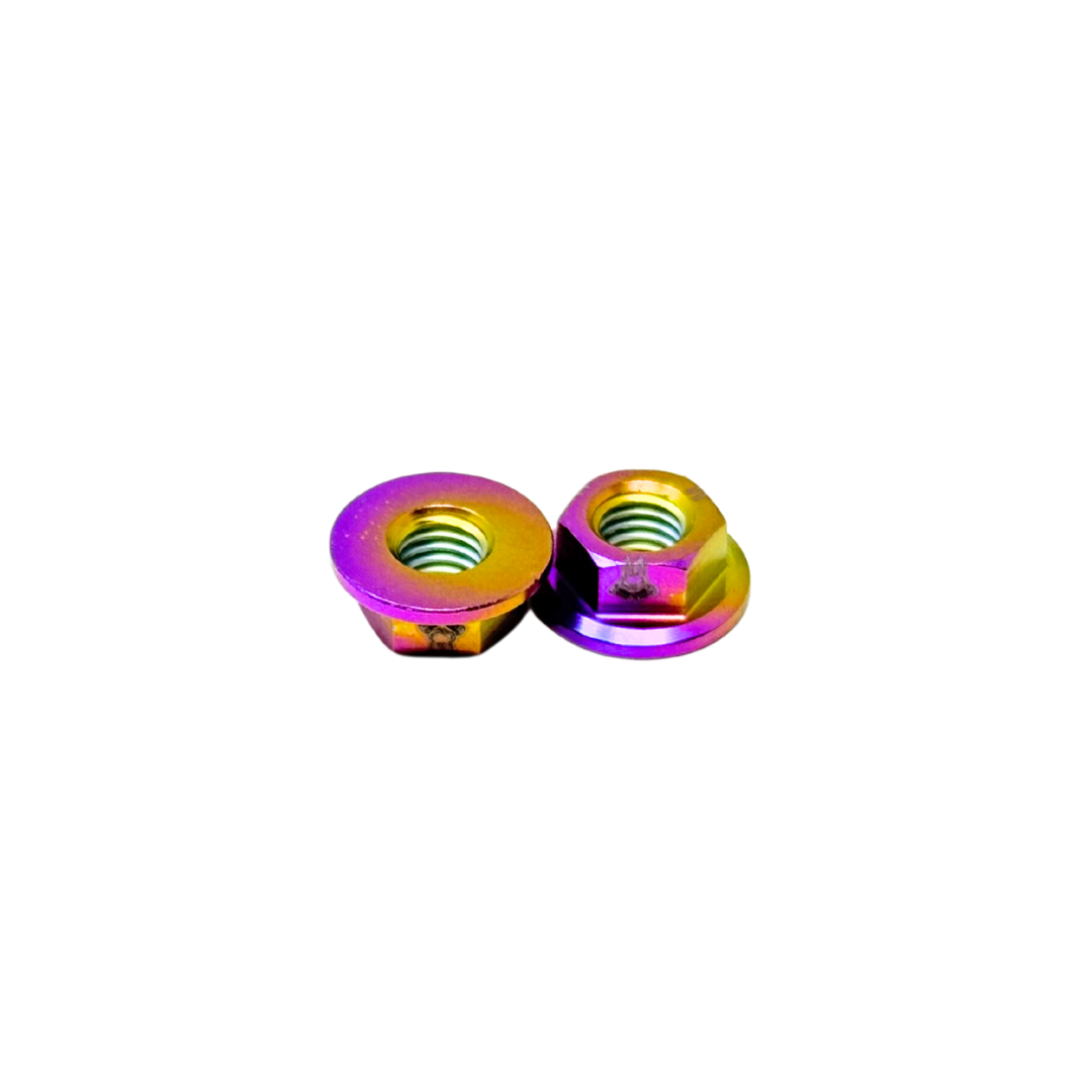TZZ Titanium alloy Flanged Nut Set (2pcs) M4-M6
