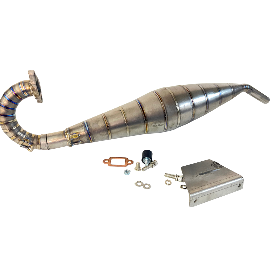 TZZ RACING Titanium Kraken Vesla 29-39cc Side Exhaust Pipe