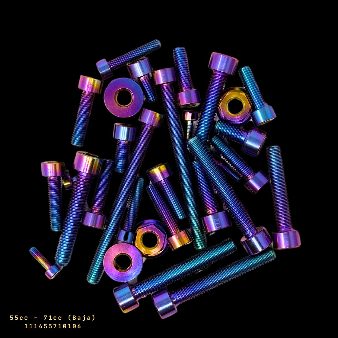 TZZ Taylor 40cc-80cc Engine Titanium alloy Screws Set