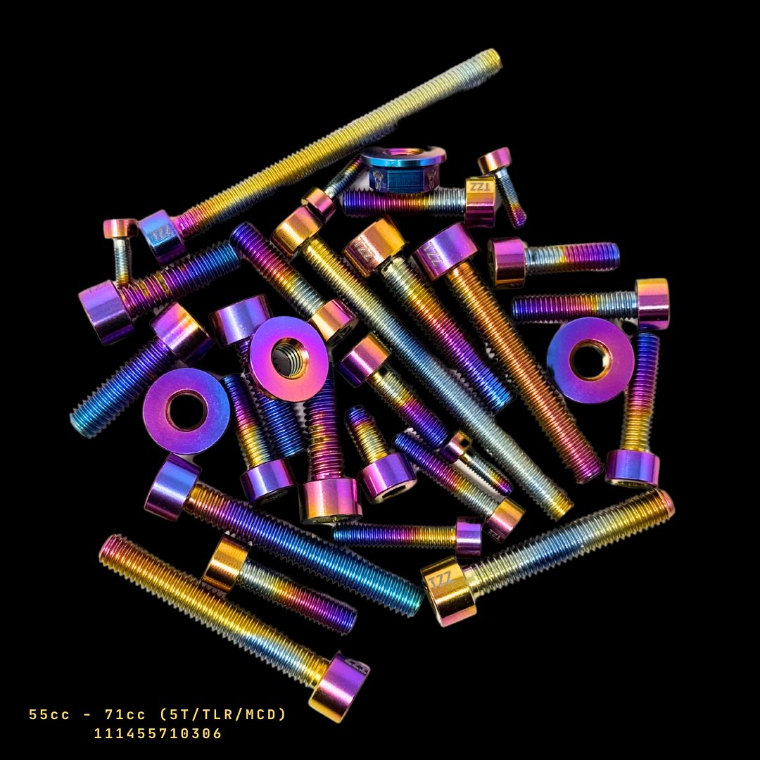 TZZ Taylor 40cc-80cc Engine Titanium alloy Screws Set