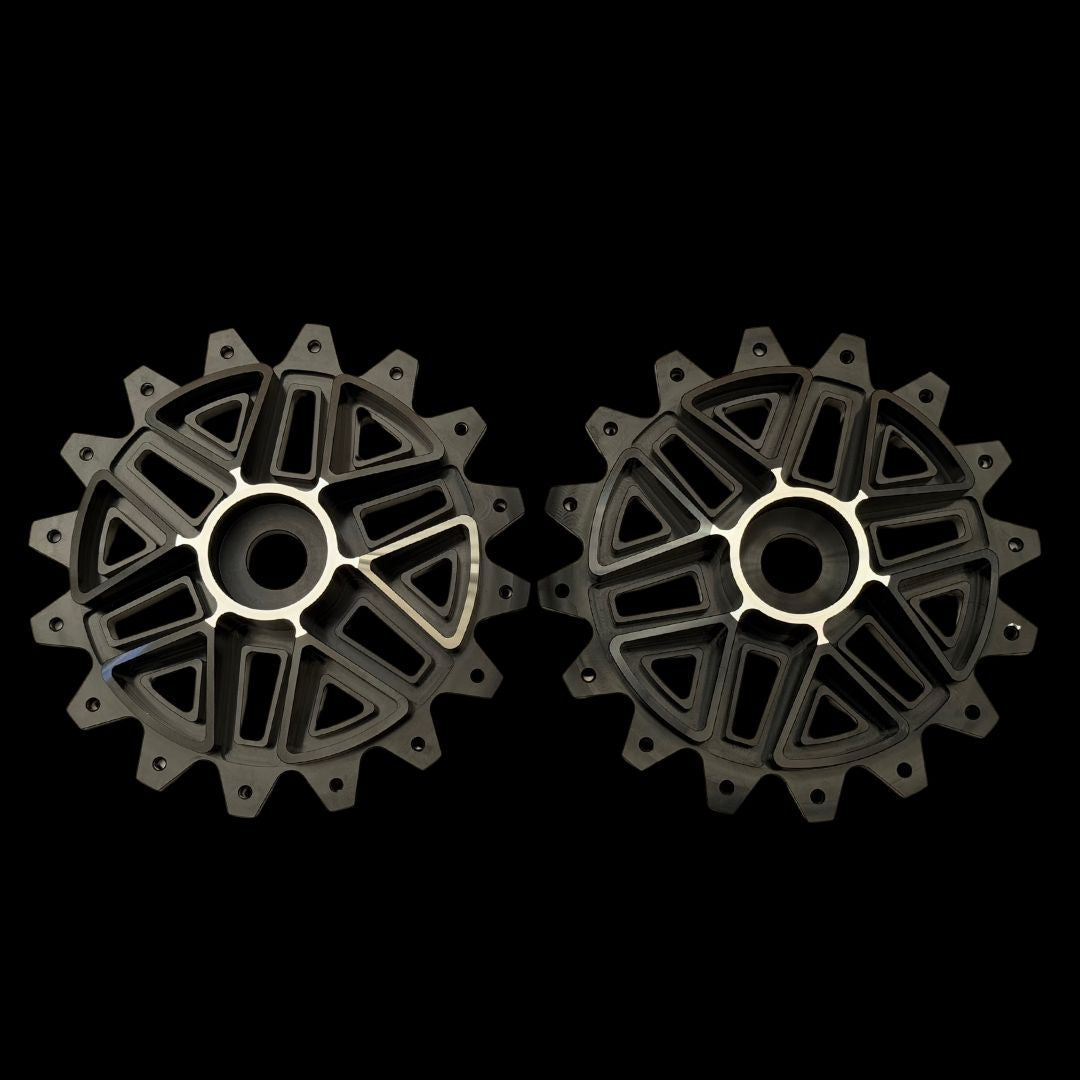 (New Old stock) Genesis 3D 24mm Black Wheel inserts (2pcs)