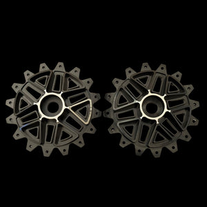 (New Old stock) Genesis 3D 24mm Black Wheel inserts (2pcs)