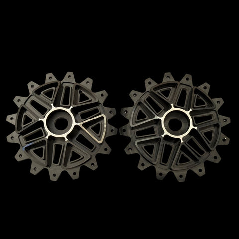 (New Old stock) Genesis 3D 24mm Black Wheel inserts (2pcs)
