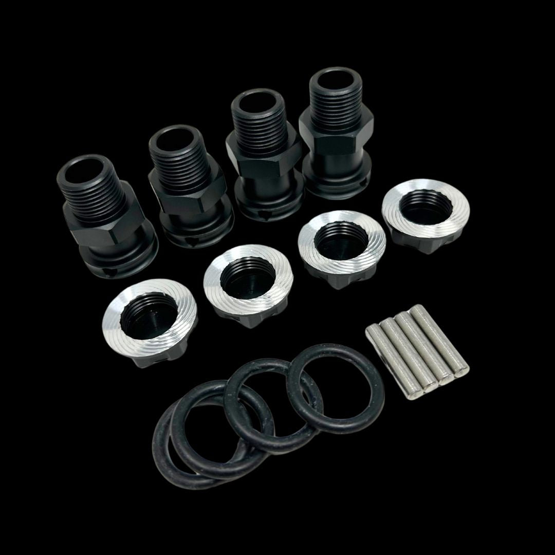 Mad Max Custom Billet Losi Wheel Extender set with Nuts