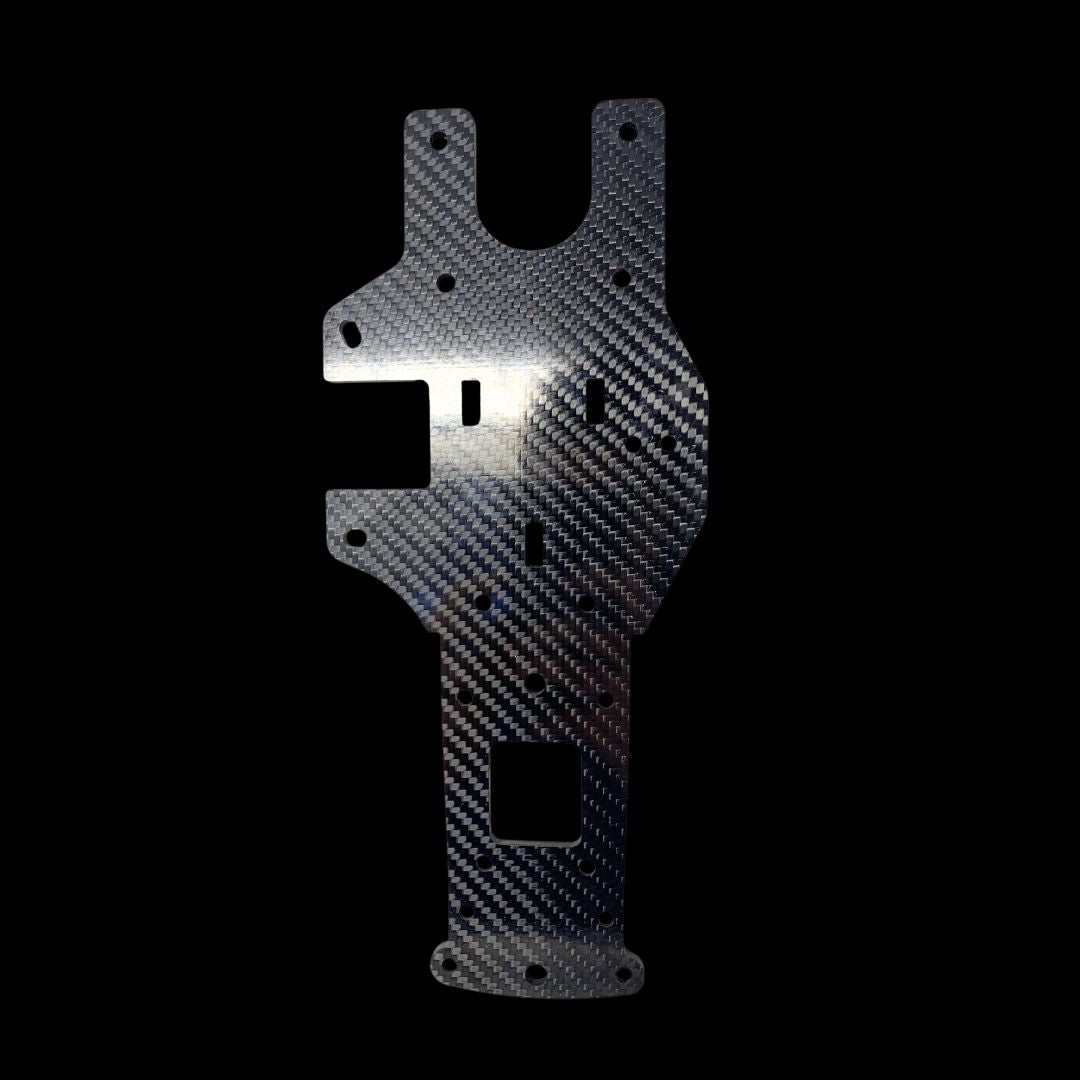 BONEHEAD RC BAJA Carbon Fibre Rear Chassis Plate