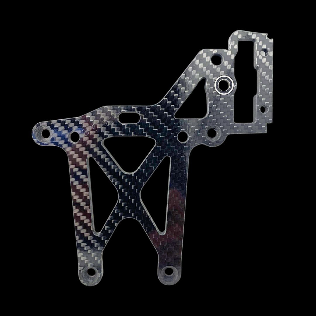 BONEHEAD RC BAJA Carbon Fibre Rear Upper Tranny Plate