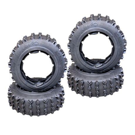 UBER RC Losi 5T & 5ive 2.0 Super Spike Tyre Set (4)