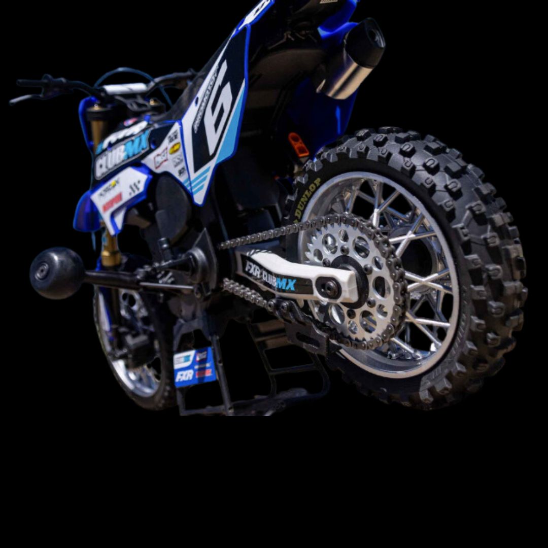 1/4 Promoto-MX Motorcycle RTR, (BLUE) LOS06000T2