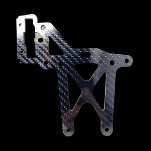 BONEHEAD RC BAJA Carbon Fibre Rear Upper Tranny Plate