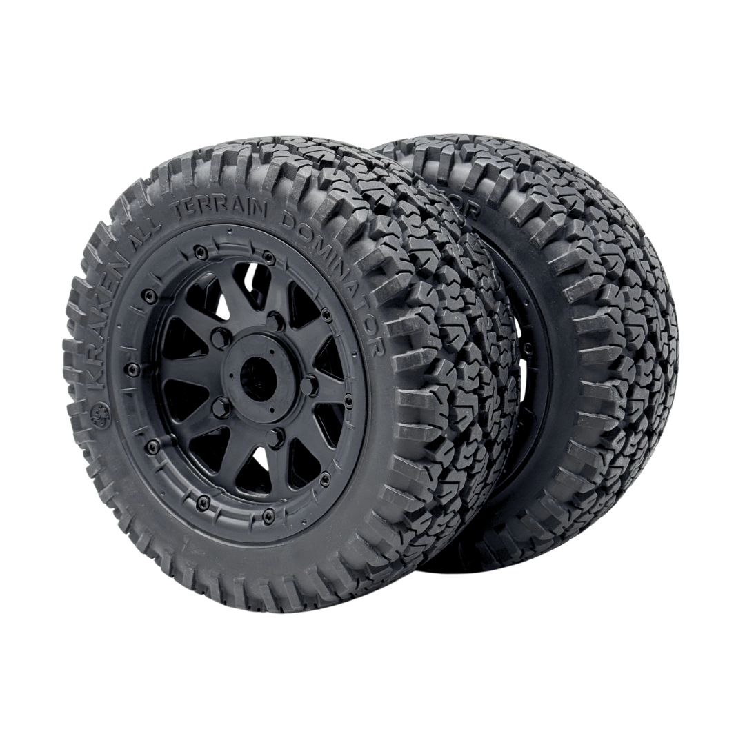 Kraken All Terrain Dominator 1/5 Scale Wheels and Tyre Set (2)