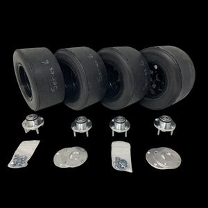 LOSI / VEKTA BRP 7"x 3" racing slicks - complete kit