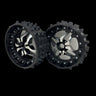 Pair of Super Spike 3" with 3D 4 Bolt Centres