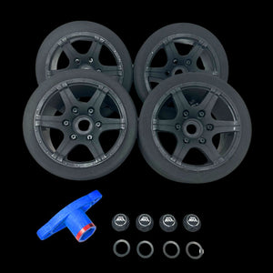 XMAXX/XRT 190mm Ultimate Foam Wheels - Zero Growth Slicks by Mad Max