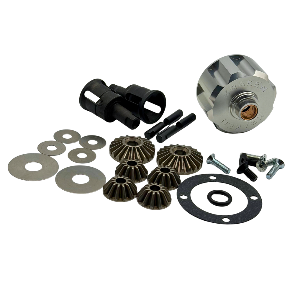 Kraken Billet Losi 5IVE-T Pin-less HD Bevel Gear Diff Conversion Kit