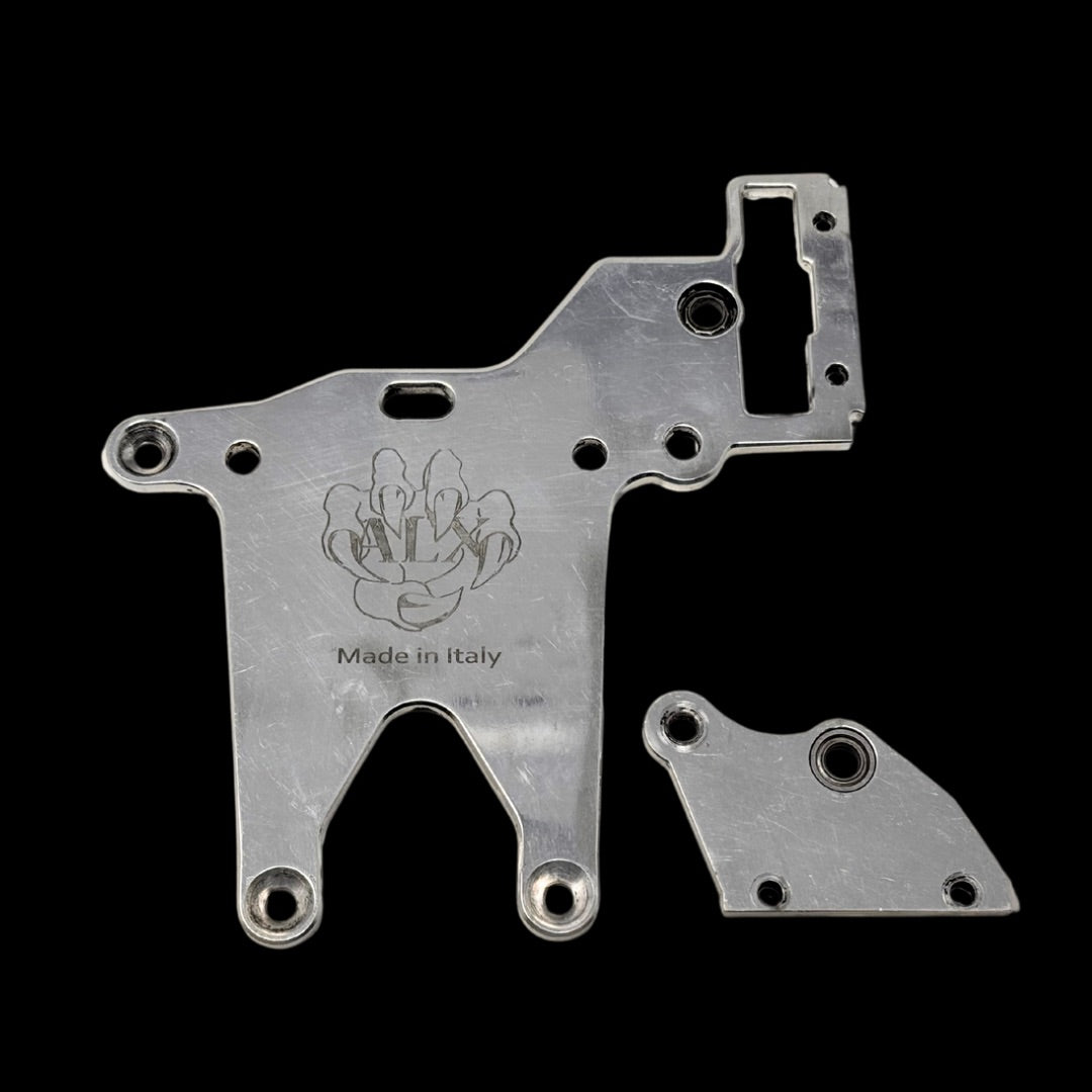 "Used" Condition ALX 7075 Baja Tranny Plate and Brake mount